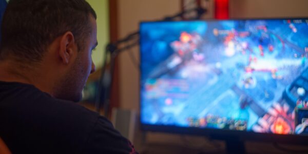 a man playing League of Legends before Season 2 comes